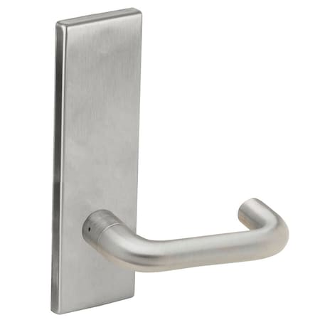 Schlage Grade 1 Full Dummy Trim Mortise Lock, 03 Lever, N Escutcheon, Satin Chrome Finish, Field Reversible L0172 03N 626